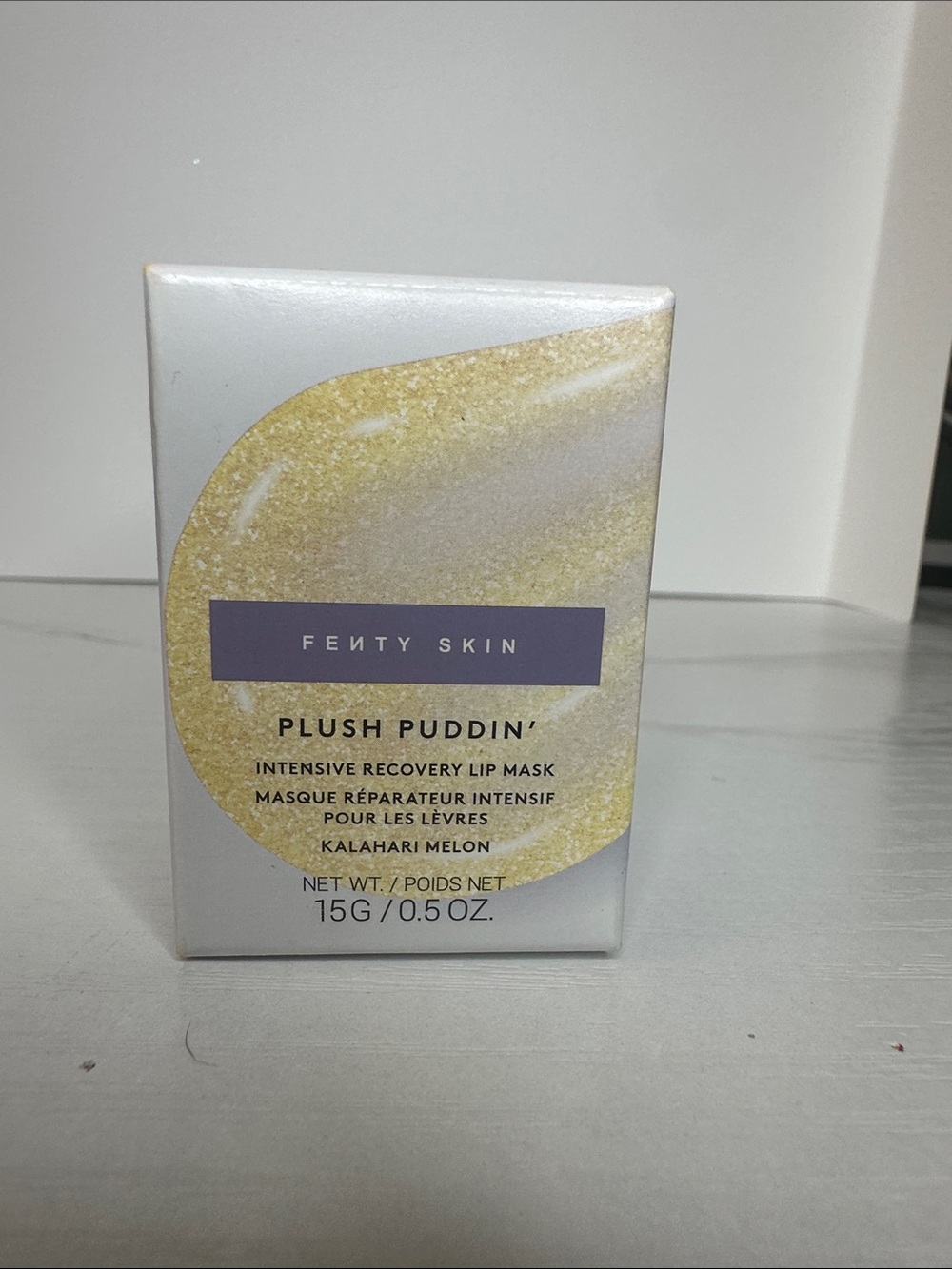 Fenty Skin Plush Puddin' Lip Mask - Kalahari Melon (Yellow)